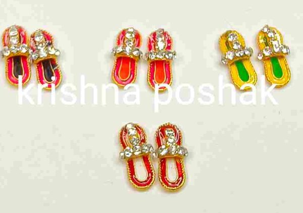 Toys For Ladoo Gopal ji -Slippers per pair-14/1