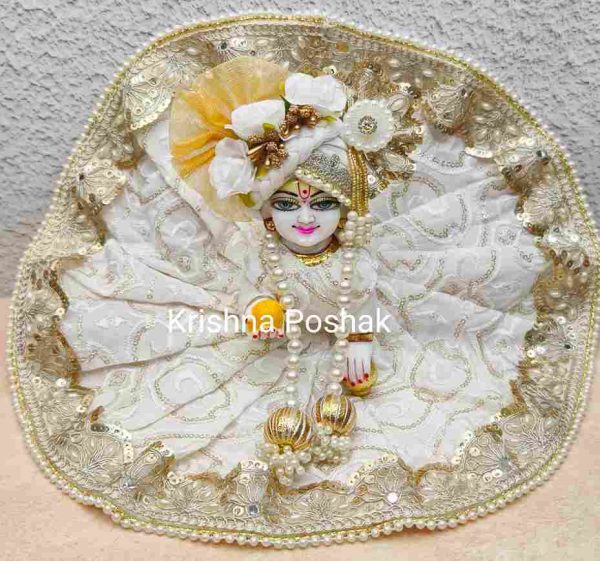 Fancy Premium Fabric Poshak With Heavy Mukut – K24
