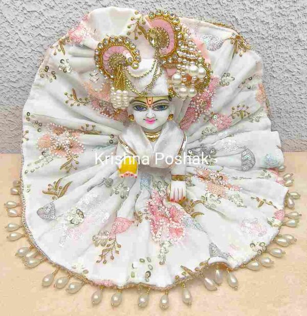 Fancy Premium Fabric Poshak With Heavy Mukut – K21