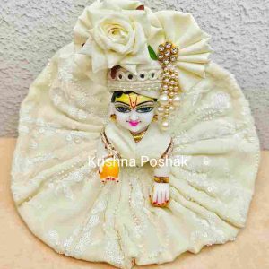 Fancy Premium Fabric Poshak With Heavy Mukut – K23