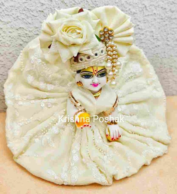 Fancy Premium Fabric Poshak With Heavy Mukut – K23 - Image 2