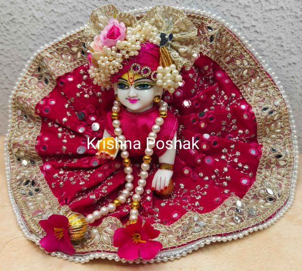 Fancy Premium Fabric Poshak With Heavy Mukut With Patka- K11 - Image 4
