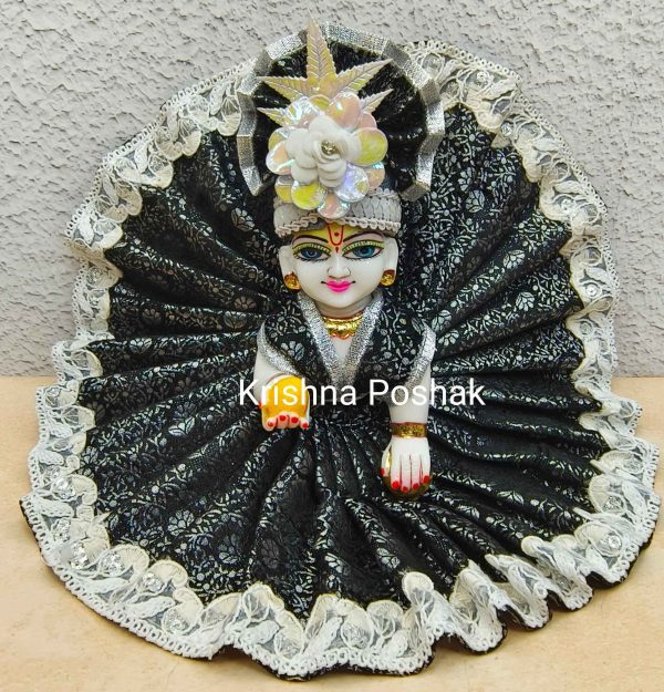 Fancy Premium Fabric Poshak With Heavy Mukut - K2