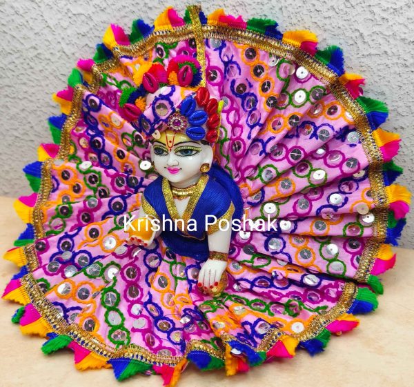 Fancy Premium Fabric Poshak With Heavy Mukut - K3 - Image 3