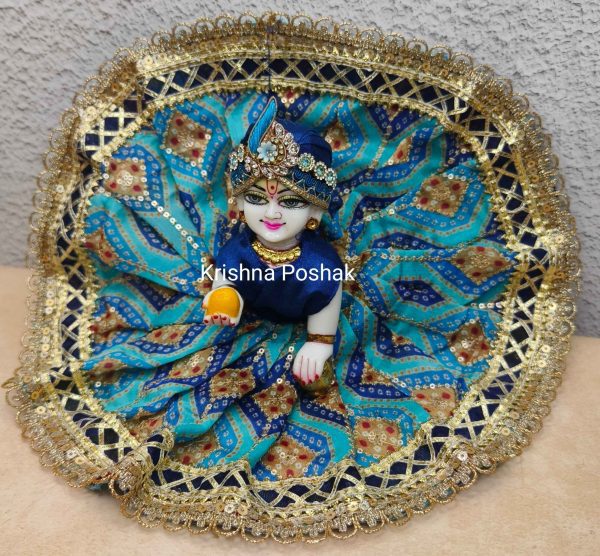 Fancy Premium Fabric Poshak With Heavy Mukut - K1 - Image 2
