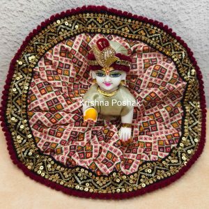 Fancy Premium Fabric Poshak With Heavy Mukut - K5