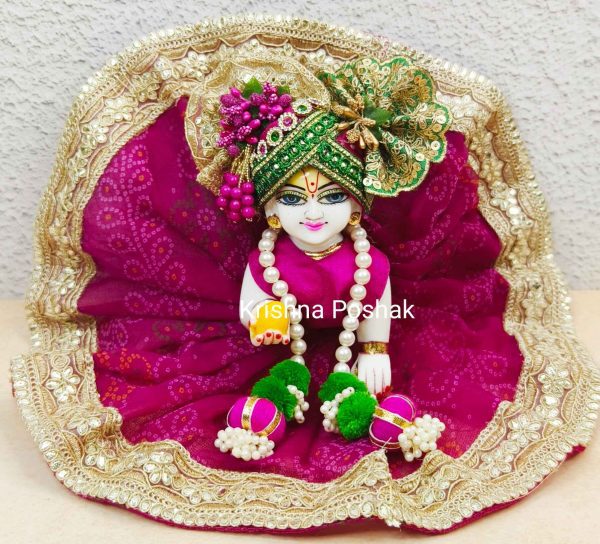 Fancy Poshak -Festival Collection -With Heavy Mukut 08