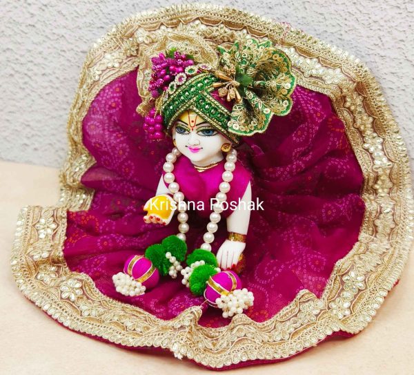 Fancy Poshak -Festival Collection -With Heavy Mukut 08 - Image 3