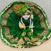 Beautiful Fancy Leheriya Premium Fabric Poshak With Heavy Mukut & Patka- 10