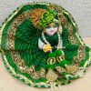 Beautiful Fancy Leheriya Premium Fabric Poshak With Heavy Mukut & Patka- 10 - Image 2