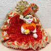 Beautiful Fancy Bandini Premium Fabric Poshak With Heavy Mukut - 11 - Image 4