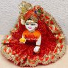 Beautiful Fancy Bandini Premium Fabric Poshak With Heavy Mukut - 11 - Image 3
