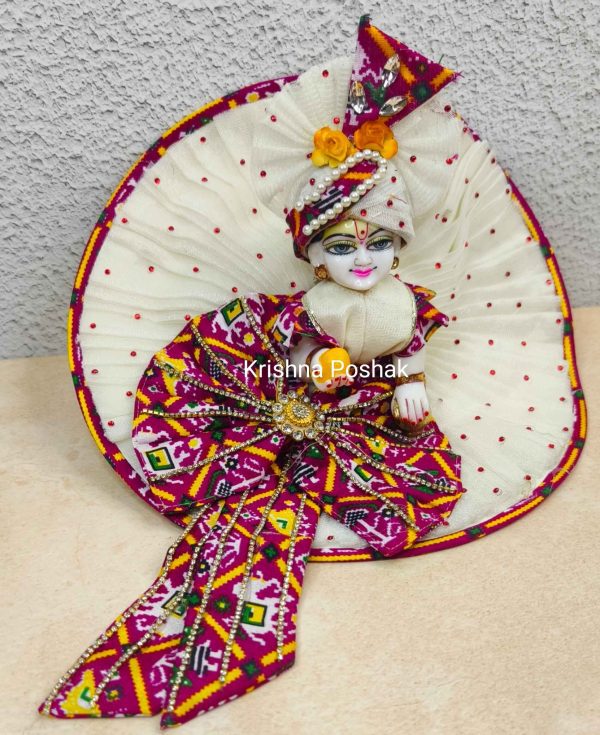 Fancy Poshak -Festival Collection -With Heavy Mukut 06 - Image 2