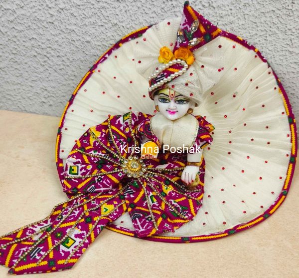 Fancy Poshak -Festival Collection -With Heavy Mukut 06 - Image 4