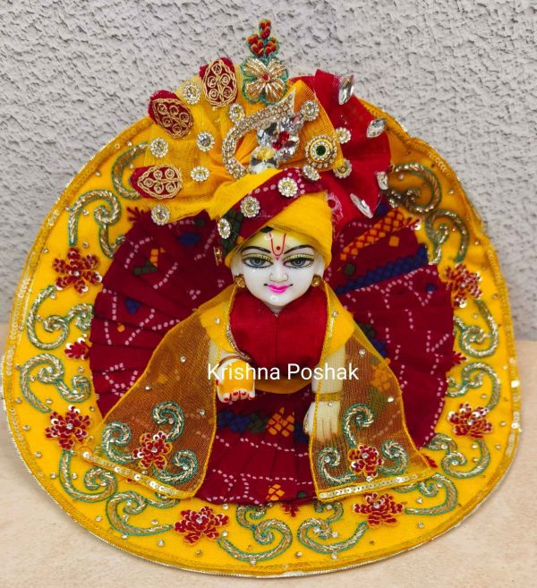 Fancy Poshak -Festival Collection -With Heavy Mukut & Patka 05
