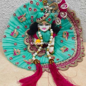 Fancy Poshak -Festival Collection -With Heavy Mukut & Patka 03