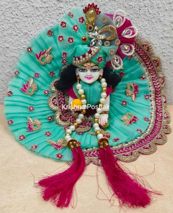 Fancy Poshak -Festival Collection -With Heavy Mukut & Patka 03