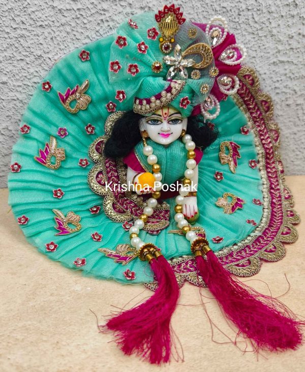 Fancy Poshak -Festival Collection -With Heavy Mukut & Patka 03 - Image 2