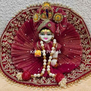 Fancy Poshak -Festival Collection -With Heavy Mukut & Patka 03