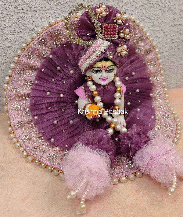Fancy Poshak -Festival Collection -With Heavy Mukut & Patka 02 - Image 3