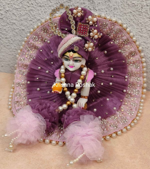 Fancy Poshak -Festival Collection -With Heavy Mukut & Patka 02 - Image 4