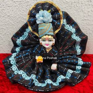 Winter Collection - Velvet Poshak With Fancy Work With Mukut & Patka 27