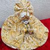 Winter Collection - Velvet Poshak With Fancy Work With Mukut & Patka  01 - Image 2