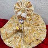 Winter Collection - Velvet Poshak With Fancy Work With Mukut & Patka  01 - Image 3