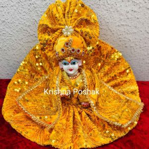 Winter Collection - Velvet Poshak With Fancy Work With Mukut & Patka 02