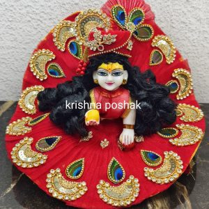 Fancy Premium Work Poshak With Heavy Mukut – Kp021