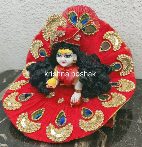 Fancy Premium Work Poshak With Heavy Mukut – Kp021 - Image 3