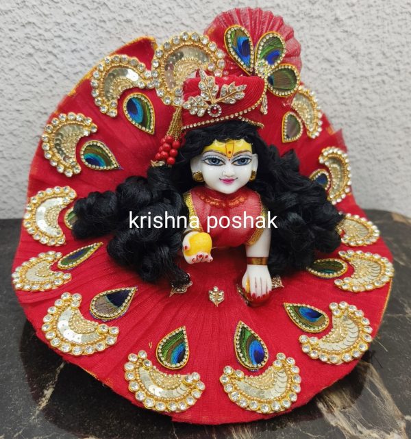 Fancy Premium Work Poshak With Heavy Mukut – Kp021 - Image 2