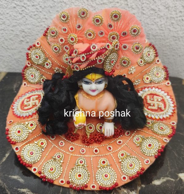 Fancy Premium Work Poshak With Heavy Mukut – Kp024