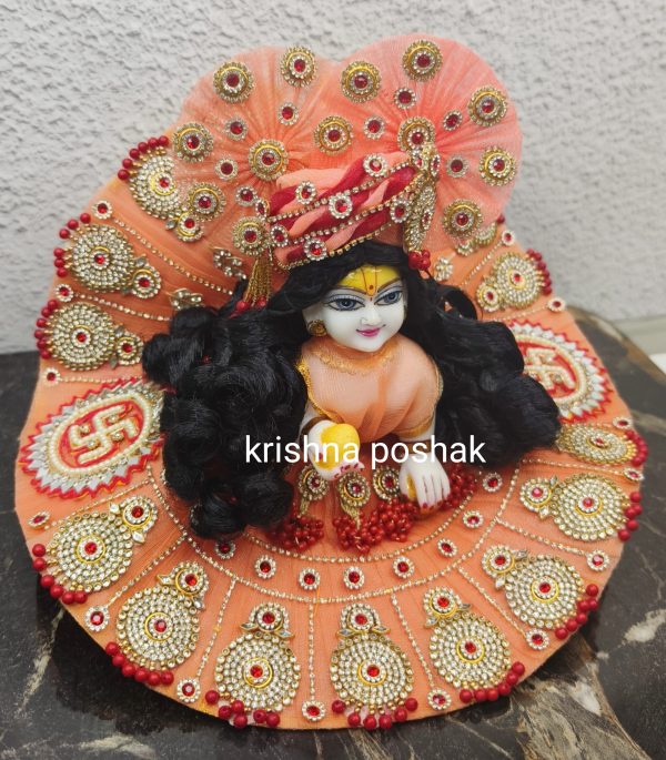 Fancy Premium Work Poshak With Heavy Mukut – Kp024 - Image 3
