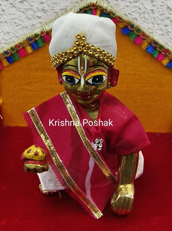 Jaipuri Western Poshak For Laddu Gopalji - W10