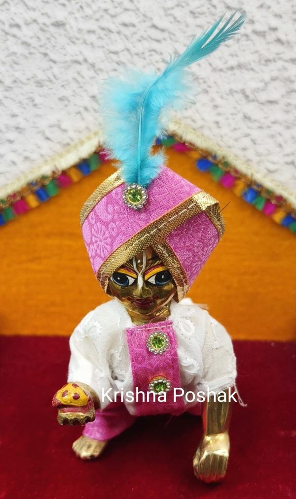 Sherwani Western Poshak For Laddu Gopalji - W11 - Image 5