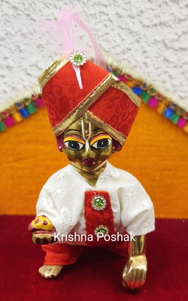 Sherwani Western Poshak For Laddu Gopalji - W11 - Image 4
