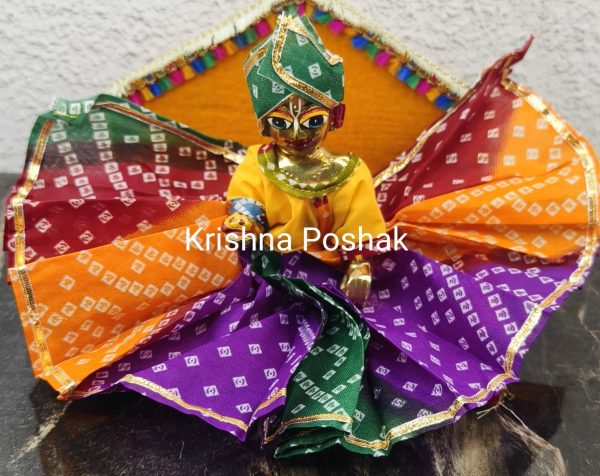Gusai Western Poshak For Laddu Gopalji - W9 - Image 3