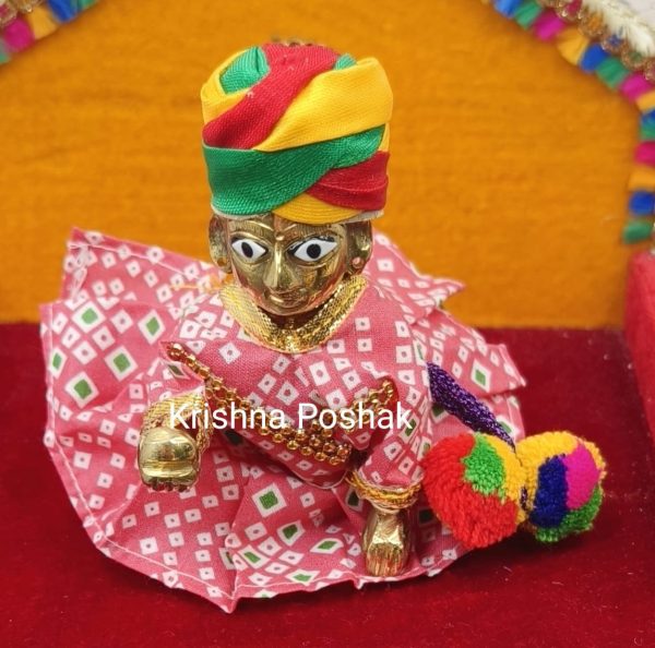 Rajputana Western Poshak For Laddu Gopalji - W3 - Image 4