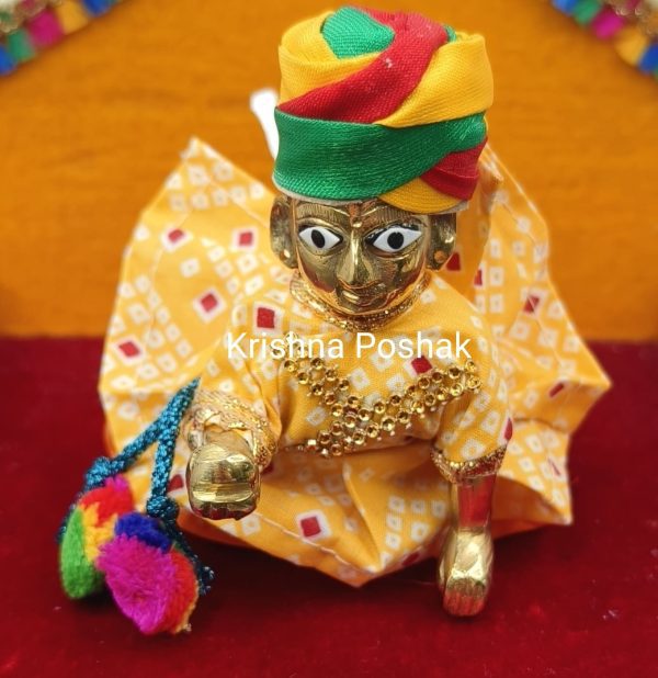 Rajputana Western Poshak For Laddu Gopalji - W3 - Image 3