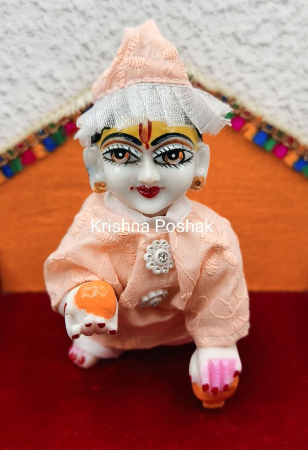 Nightsuit With Cap For Laddu Gopalji - W12 - Image 5