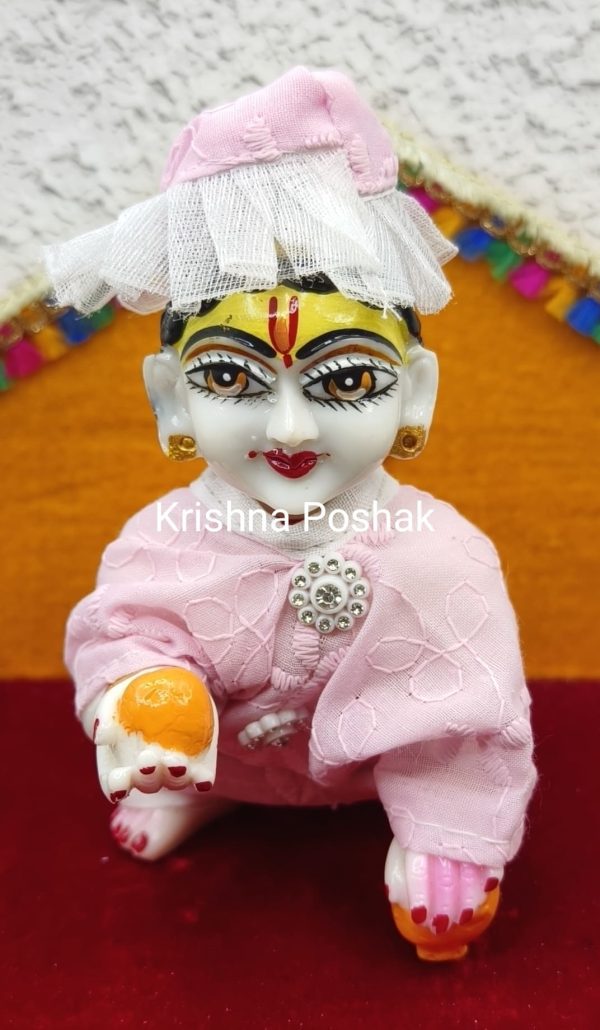 Nightsuit With Cap For Laddu Gopalji - W12 - Image 3