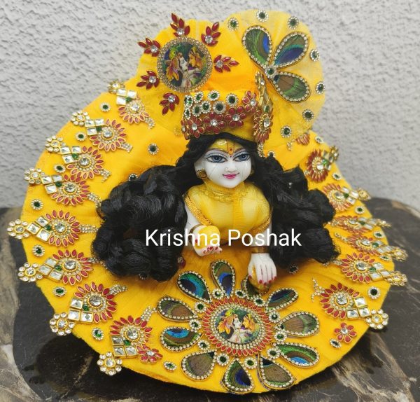 Fancy Premium Work Poshak With Heavy Mukut – Kp029