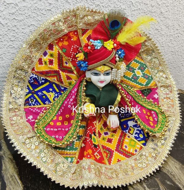 Fancy Premium Work Poshak With Heavy Mukut & Patka – Kp033