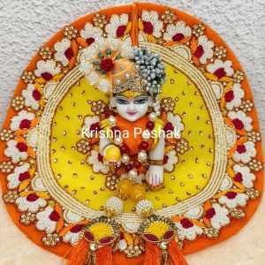 Fancy Premium Work Poshak With Patka And Heavy Mukut – Kp033
