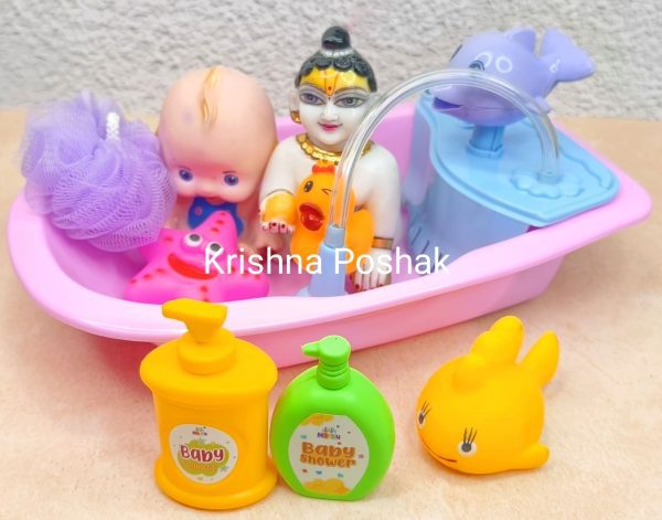 Bath Tub With Toys For Ladoo Gopal Ji- Kp11