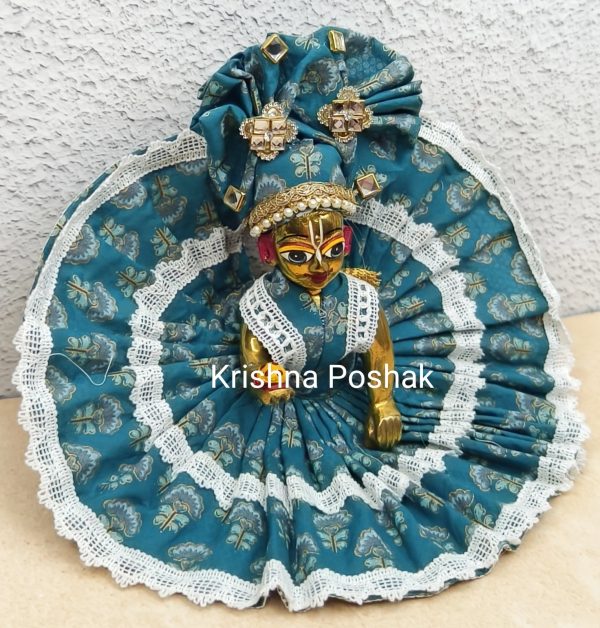 Premium Quality Cotton Poshak for Ladoo Gopal Ji | Washable | k0035 - Image 4