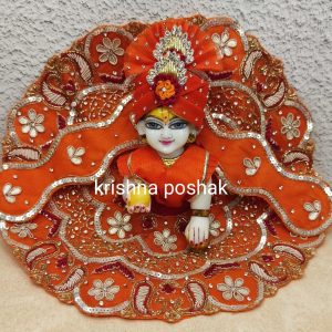 Fancy Premium Work Poshak With Patka And Heavy Mukut – Kp036