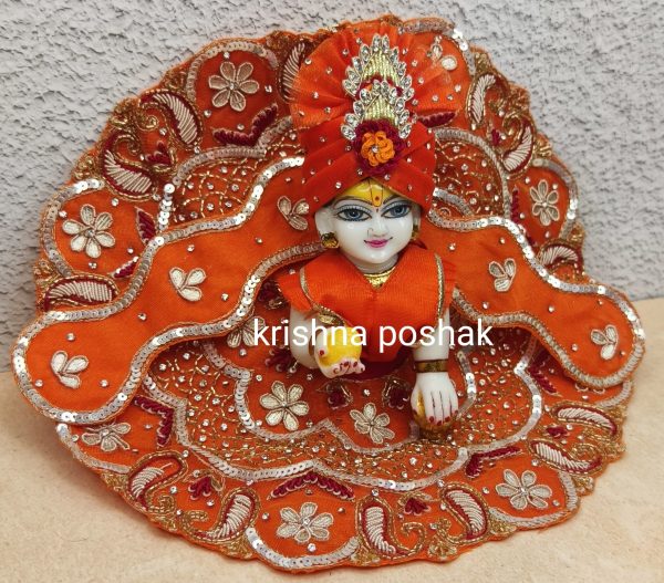 Fancy Premium Work Poshak With Patka And Heavy Mukut – Kp036 - Image 3