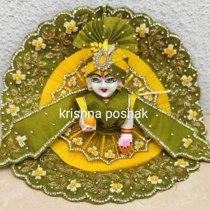 Fancy Premium Work Poshak With Patka And Heavy Mukut – Kp035